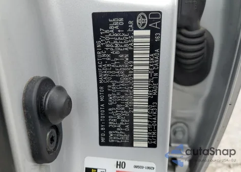 2018 Toyota Corolla L z USA, uszkodzony, nr VIN 2T1BURHE4JC018249